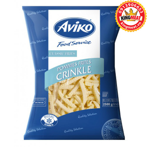 KHOAI TÂY AVIKO RĂNG CƯA-1/2 AVIKO CRINKCLE CUT AA-2,5KG