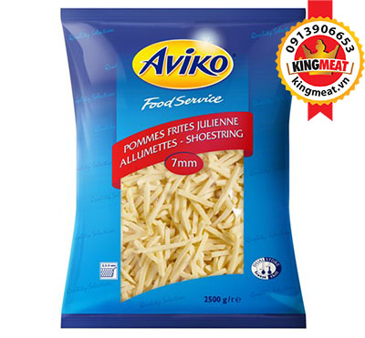 KHOAI TÂY CẮT THẲNG 1/4 AVIKO-1/4 AVIKO JULIENCE AA-2,5KG