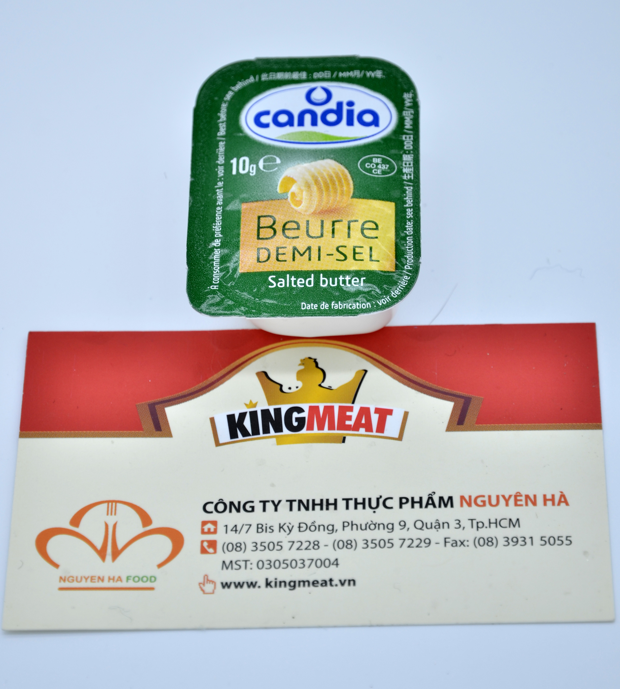 BƠ MẶN CANDIA 10G - CANDIA 82%UNSALTED BUTTER 10G CUP VSF