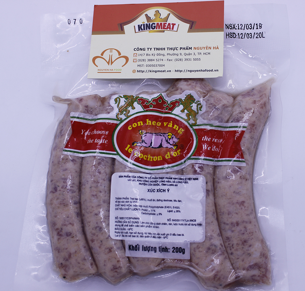 Xúc Xích Tươi Ý 30Gr/Cây (200Gr/Gói) - Italian Sausage