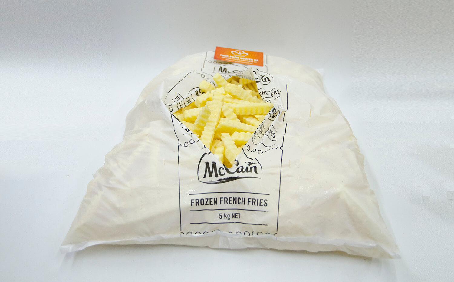 Khoai tây McCain  Răng cưa (13mm)  - McCain Crinkle Cut Fries (13mm) – 5kg/bao 