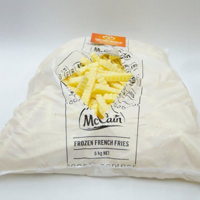Khoai tây McCain  Răng cưa (13mm)  - McCain Crinkle Cut Fries (13mm) – 5kg/bao 