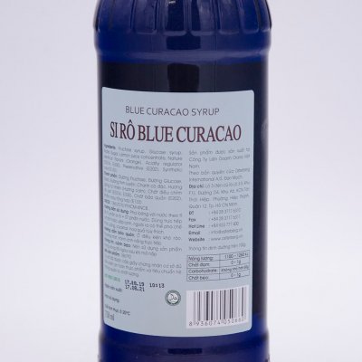 SI RÔ BLUE CURACAO OSTERBERG – BLUE CURACAO SYRUP (CHAI 750ML)