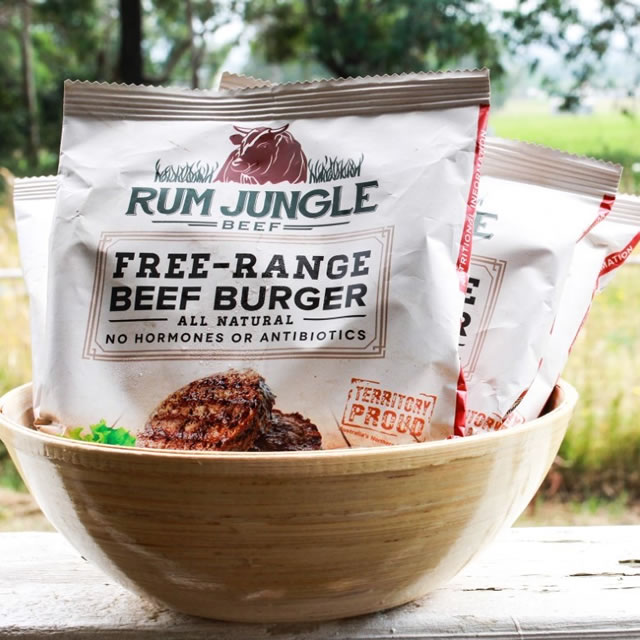 Hamburger Bò Úc Rum Jungle 150g Nguyên Hà chuyên cung cấp xúc xích