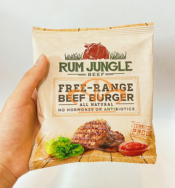 Hamburger Bò Úc Rum Jungle 150g Nguyên Hà chuyên cung cấp xúc xích
