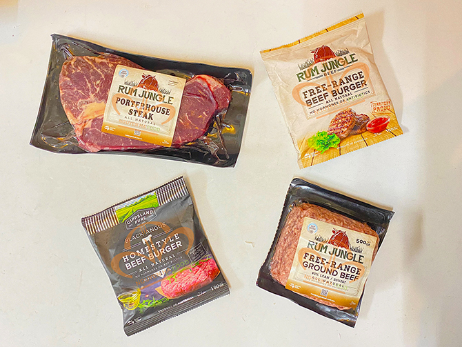 Thịt Bò Úc xay Rum Jungle 500g Nguyên Hà chuyên cung cấp xúc xích, pate, Jambon, thịt xông