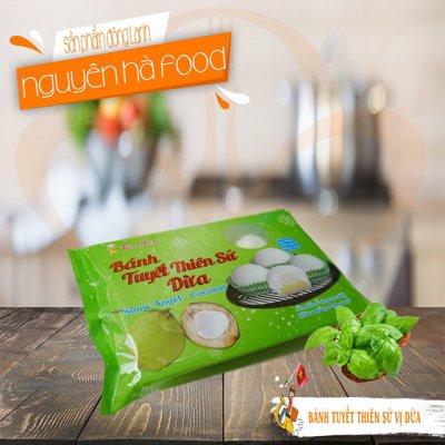 Bánh Mochi Tuyết Thiên Sứ Vị Dừa (350g/10 bánh)