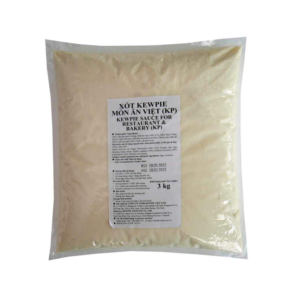 Xốt Kewpie Món Ăn Việt Gói 3Kg Kewpie Sauce For Restaurant Bakery