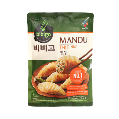 Bánh xếp kiểu Hàn Quốc đông lạnh nhân thịt (Bibigo Mandu)