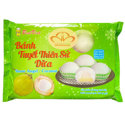 Bánh Mochi Tuyết Thiên Sứ Vị Dừa (350g/10 bánh)