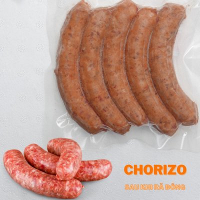 Xúc Xích Tươi Chorizo (Gói 200Gr- Từ 4-5 Cây/Gói)  - Fresh Chorizo Sausage