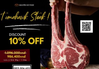 Sườn Bò Úc Tomahawk Steak Sale Off 10%