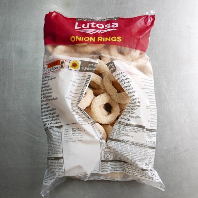 Hành Tây Cắt Vòng Tẩm Bột Lutosa - Onion Rings Lutosa