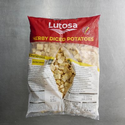 Khoai Tây Cắt Hạt Lựu Tẩm Thảo Mộc Lutosa - Herby Diced Potatoes Lutosa