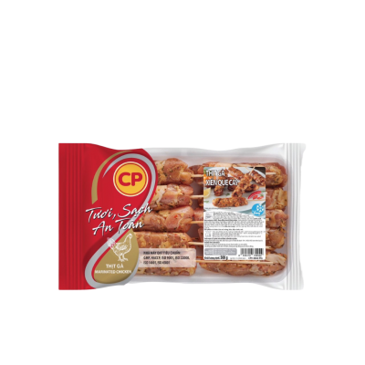 Gà Xiên Que CP Vị Cay - Spicy Chicken Skewers CP