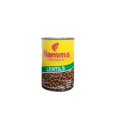 Đậu Lăng Đóng Hộp Fiamma - Canned Lentils Fiamma 