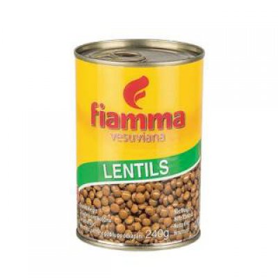 Đậu Lăng Đóng Hộp Fiamma - Canned Lentils Fiamma 