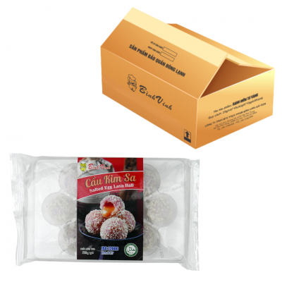 Bánh Cầu Kim Sa (25gr/cái,10 cái/gói,15 gói/thùng)