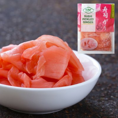 Gừng Hồng Cắt Lát - Sushi Pickled Ginger Gói 100gr
