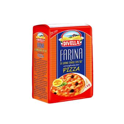 Bột Lúa Mì Pizza - Farina Pizza Divella (1Thùng/10Gói,1Thùng/10Kg,1Gói/1Kg)
