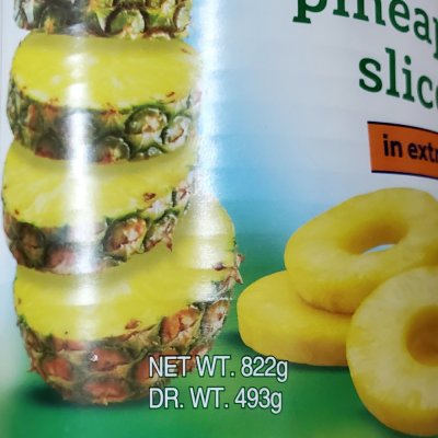 Dứa Tươi Nguyên Lát - Pineapple Slices Extra Light Syrup