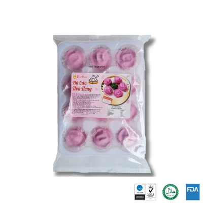 Há cảo Hoa Hồng (23gr/cái, 12cái/gói,276gr/gói,15 gói/thùng)
