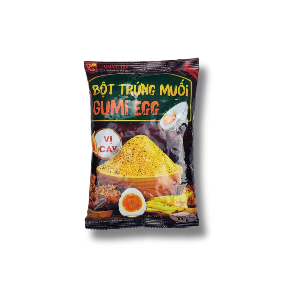 Bột Trứng Muối Gumi Egg Vị Cay Gói Nhỏ Tiện Lợi 