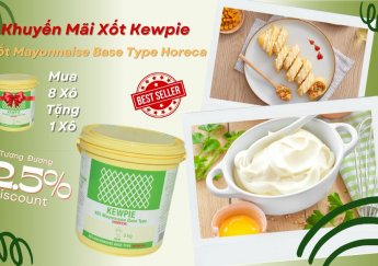 Chương Trình Khuyến Mãi Đặc Biệt Mùa Lễ Tạ Ơn Tháng 11 Cùng Xốt Mayonnaise Base Type Horeca Kewpie