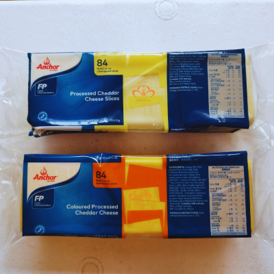 Phô Mai Lát Màu Cheddar Anchor - Anchor Coloured Processed Cheddar Cheese