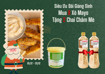 Chương Trình Ưu Đãi Cuối Năm Xốt Mayonnaise Horeca Kewpie