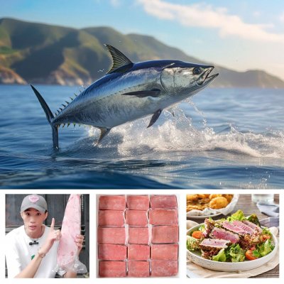 Cá Ngừ Phi Lê Đông Lạnh Gói 3kg - Tuna Fillet