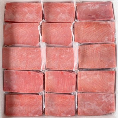 Cá Ngừ Tuna Saku Đông Lạnh - Frozen Tuna Fillet (~500-800gr/Miếng ~10kg/Thùng)