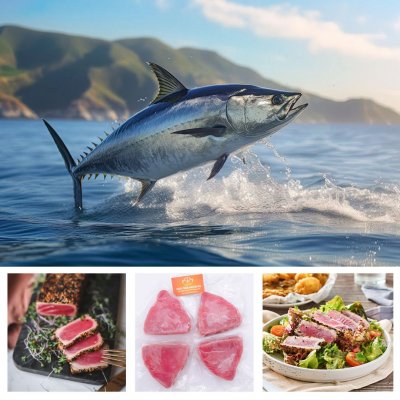 Cá Ngừ Tuna Steak Đông Lạnh - Steak Tuna