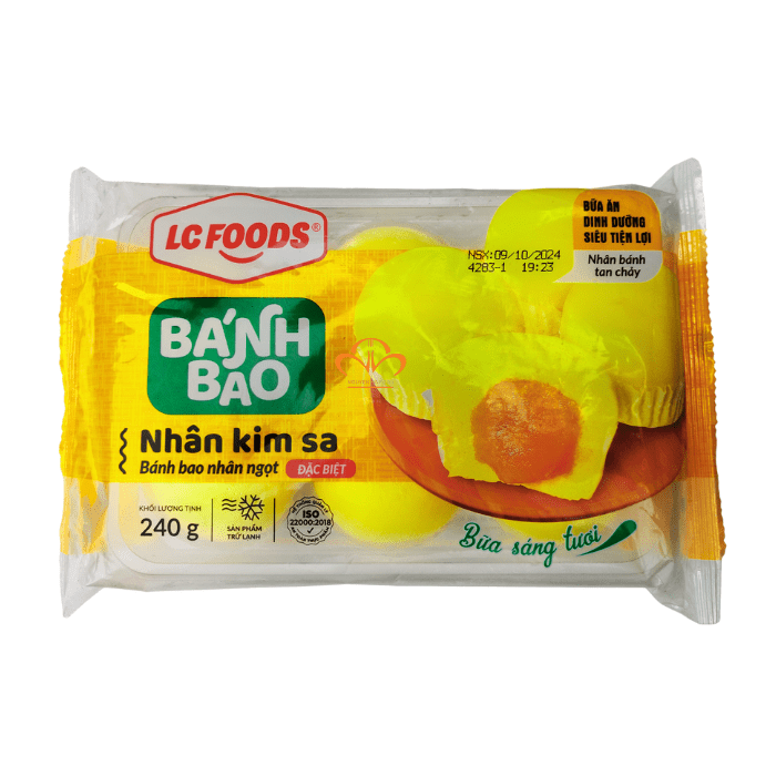 Bánh Bao Nhân Kim Sa LC Foods