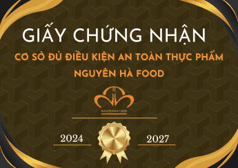 Chứng Nhận Vệ Sinh An Toàn Thực Phẩm Nguyên Hà Food