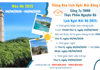 Lịch Nghỉ Mát Hàng Năm Nguyên Hà Food