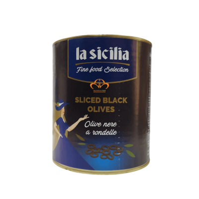 Trái Oliu Đen Cắt Lát - Sliced Black Olives