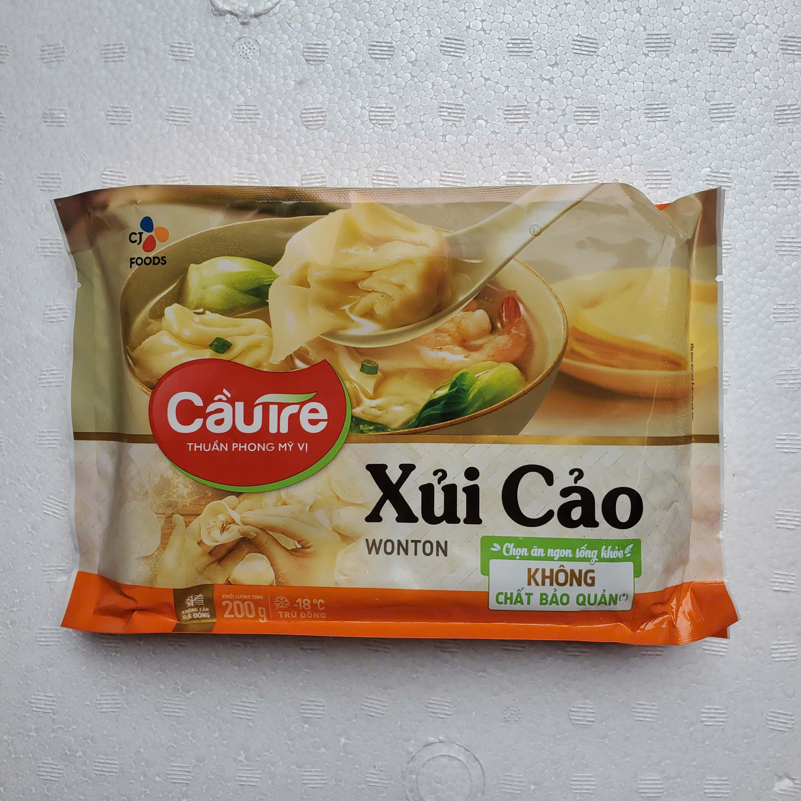 Xủi Cảo Cầu Tre Chuẩn Vị Truyền Thống (200gr/gói 28 gói/thùng)