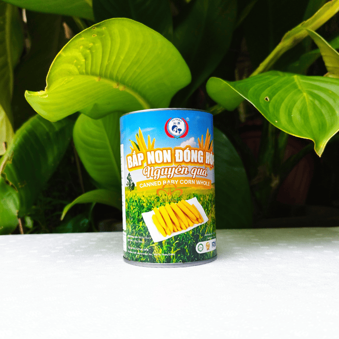 Bắp Non Nguyên Trái Đóng Hộp