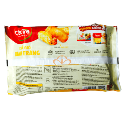 CHẢ GIÒ ĐẶC BIỆT HẢI SẢN CẦU TRE-GÓI 500GRAM