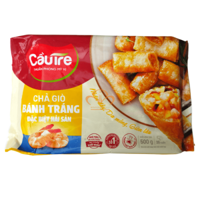 CHẢ GIÒ ĐẶC BIỆT HẢI SẢN CẦU TRE-GÓI 500GRAM