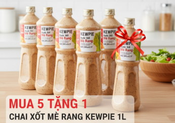 Khuyến Mãi Mua 5 Tặng 1 Xốt Mè Rang Kewpie