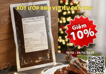 Giảm Giá 10% Xốt BBQ Vị Tiêu Đen Kewpie 1Kg