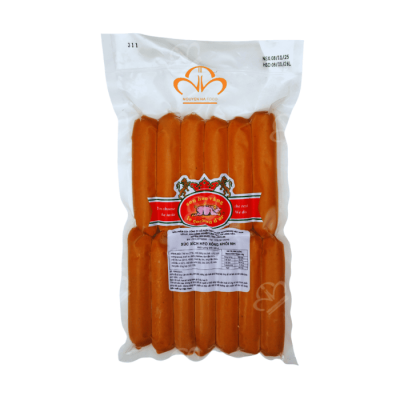 XÚC XÍCH HEO XÔNG KHÓI FRANKFURTER 40GR (GÓI 500GR -  13 CÂY/1 GÓI) - FRANKFURTER SAUSAGE