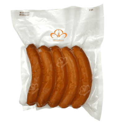 XÚC XÍCH TỎI XÔNG KHÓI  (1 CÂY/100GR - GÓI 500GR) - GARLIC SAUSAGE 