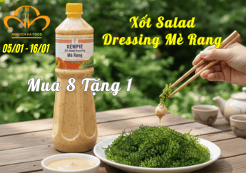 Ưu Đãi Thịnh Vượng Mua 8 Tặng 1 Nước Xốt Mè Rang Kewpie Chai 1L