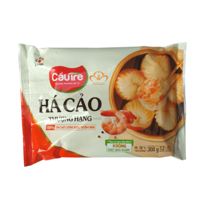 Há Cảo Thượng Hạng Cầu Tre (12pc/300gr/Gói,28Gói/Thùng) 