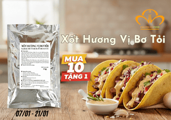Ưu Đãi Liền Tay Mua 10 Tặng 1 Xốt Hương Vị Bơ Tỏi Kewpie