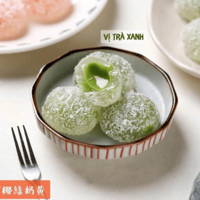 Bánh Sữa Dừa Bình Vinh Vị Trà Xanh