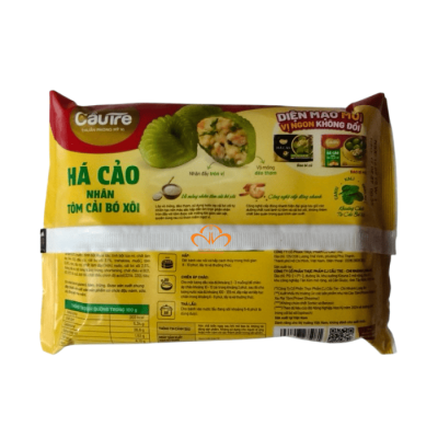 Há Cảo Tôm Cải Bó Xôi Cầu Tre (300gram/12viên, 24Gói/Thùng)